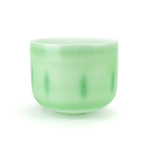 11" F Note 432Hz Perfect Pitch Emerald Empyrean Fusion Crystal Singing Bowl Crystal Vibes #ca0011fm35 11003642