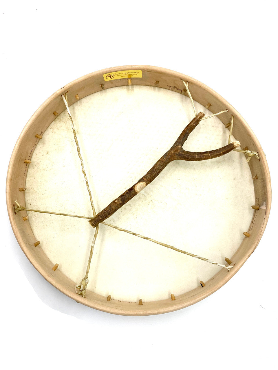 European Pegged drum with Reindeer Hide