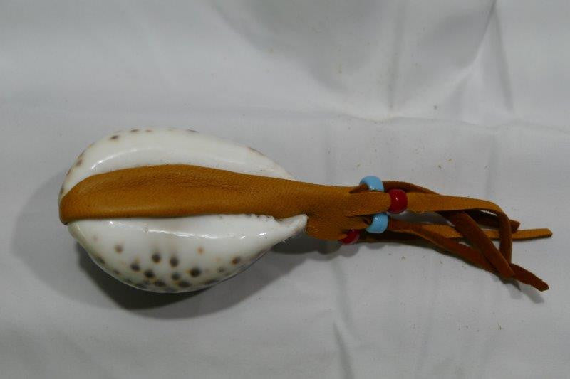 Cowrie Shell Medicine Rattle