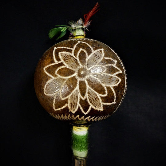 Peruvian Hummingbird Flower Rattle