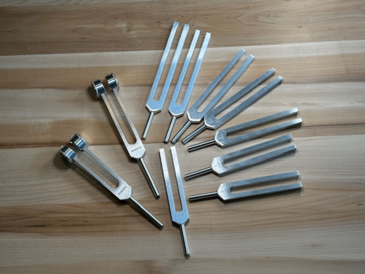 Listening Through the Body: Working with Tuning Forks