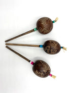 Peruvian Elements Rattle With Grass Top