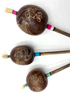 Peruvian Elements Rattle With Grass Top
