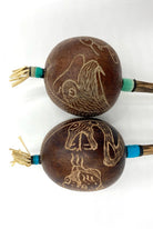 Peruvian Elements Rattle With Grass Top