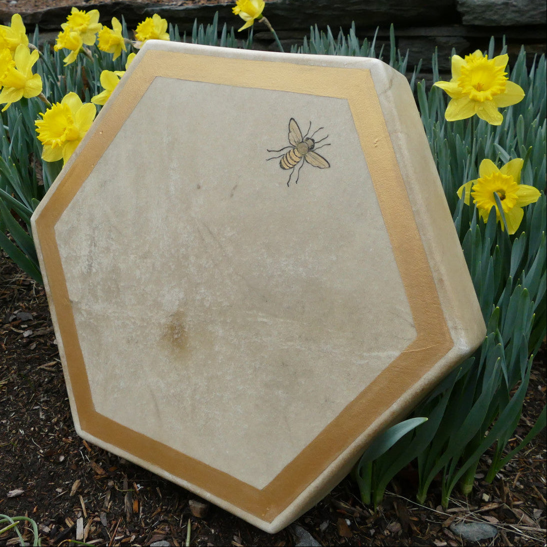 Sacred feminine bee drum outside